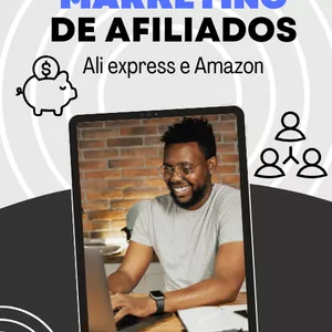 Imagem de capa para o Ebook MARKETING DE AFILIADOS - Aliexpress e Amazon