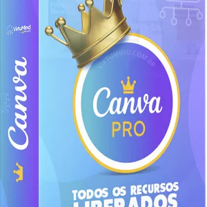 Imagem de capa para o Curso online Canva PRO - Tudo Liberado no Seu Email