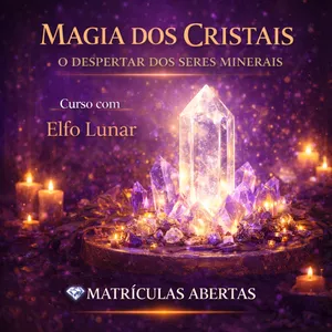 Imagem de capa para o Curso online MAGIA DOS CRISTAIS O Despertar dos Seres Minerais