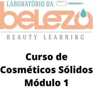 Imagem de capa para o Curso online CURSO DE COSMÉTICOS SÓLIDOS PARA PELE- MÓDULO 1 