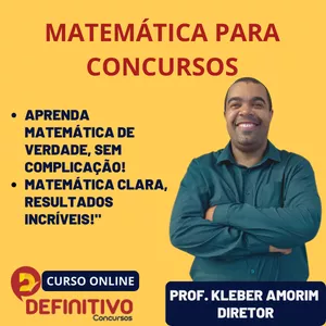 Imagem de capa para o Curso online MATEMÁTICA PARA CONCURSOS