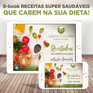 Cover image for Ebook Receitas SUPER SAUDÁVEIS, que cabem na sua dieta!