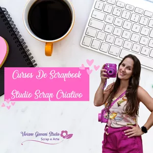 Imagem de capa para o Curso online Cursos de Scrapbook-Plataforma Studio Scrap Criativo