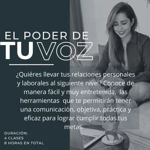 Imagen de portada para Curso online El poder de tu voz 