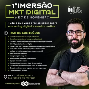 Imagem de capa para o Evento presencial Imersão - Marketing Digital