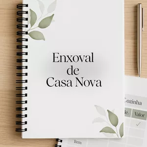 Imagem de capa para o Ebook Planner de Enxoval Completo para Casa Nova – Checklist + Planilha