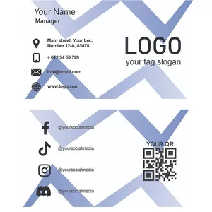 Cover image for Online course Tarjeta de Presentacion editable en PDF, tema generico, 2 caras