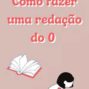 Imagem de capa para o Ebook E-Book de Redação Passo a Passo 
