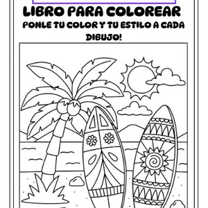Imagen de portada para Ebook Libro para colorear edición verano!