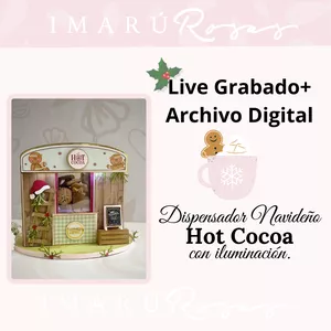 Imagen de portada para Curso online LIVE GRABADO DISPENSADOR DE GALLETAS Y CHOCOLATE CALIENTE.