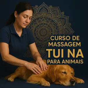 Imagem de capa para o Curso online Curso de Massagem para Cães ( TUI NA)