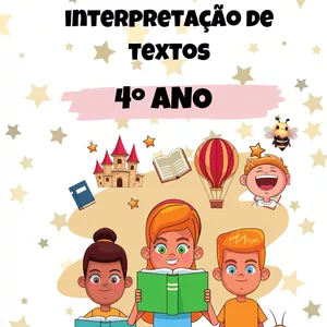 Imagem de capa para o Ebook APOSTILA LEITURA E INTERPRETAÇÃO DE TEXTOS 4° ANO
