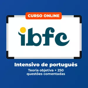 Imagem de capa para o Curso online Intensivo de português para a banca IBFC