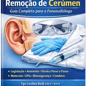 Imagem do curso Remoção de Cerúmen do MAE - Curso parte Teórica on line para Fonoaudiólogos