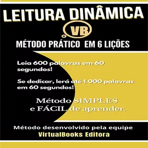 Imagem de capa para o Ebook LEITURA DINÂMICA VB: Método prático em 6 lições
