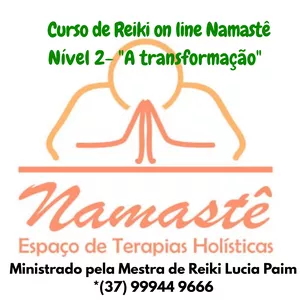 Imagem de capa para o Curso online Reiki online Nível 2 "A TRANSFORMAÇÃO'' 
