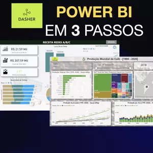 Imagem de Power BI em 3 Passos criado por Gabriel Pereira Borges na hotmart
