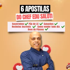 Imagem de capa para o Curso online 6 Apostilas Chef Edu Saloti