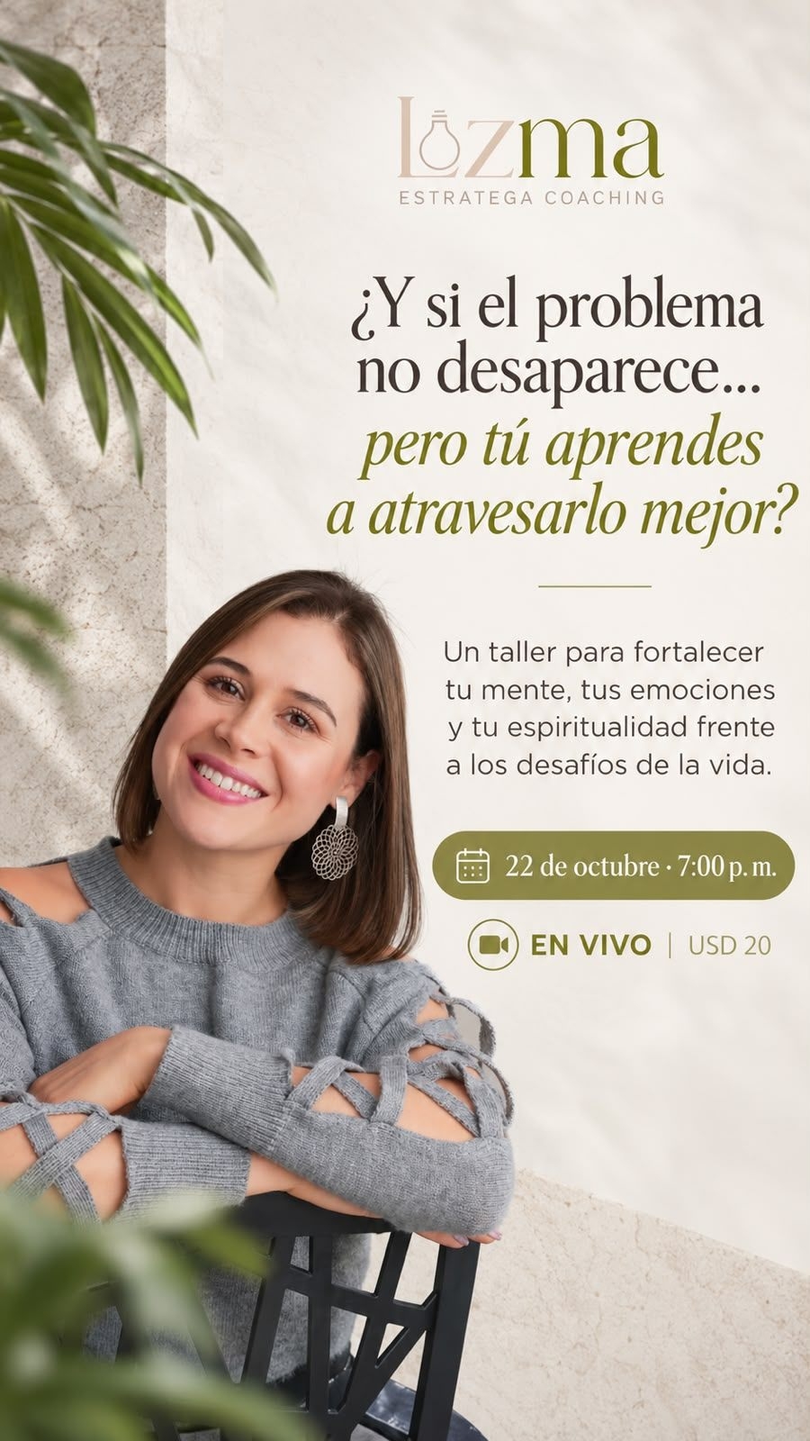 Coach Luzma - Taller Cómo afrontar los desafíos de la vida