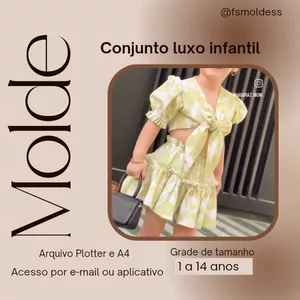 Imagem de capa para o Ebook Molde conjunto luxo infantil 