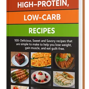 Cover image for Ebook High-Protein, Low-Carb Recipes