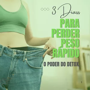 Imagem de capa para o Ebook O PODER DO DETOX EM 3 DIAS