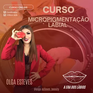 Imagem de capa para o Curso online CURSO DE MICROPIGMENTAÇÃO LABIAL - A ERA DOS LÁBIOS 