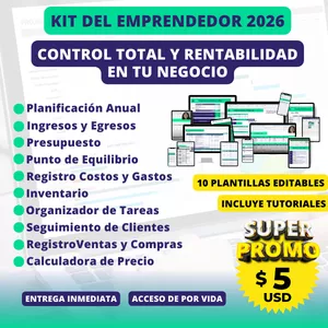 Imagen de portada para Curso online KIT EMPRENDEDOR 2026
