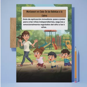 Imagen de portada para Ebook Montessori en Casa: De las Rabietas a la Calma 