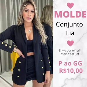 Imagem de capa para o Ebook Molde conjunto Lia 