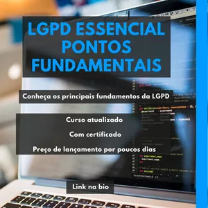 Imagem de capa para o Curso online LGPD essencial direto ao ponto