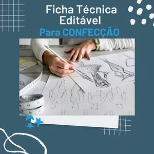 Imagem de capa para o Ebook Ficha Técnica para Confecção