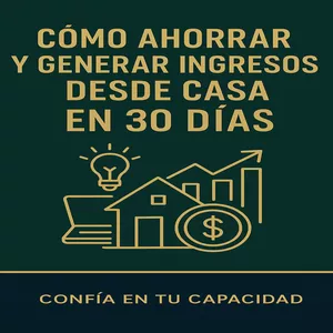 Imagen de portada para Ebook Ahorrar y Generar Ingresos desde Casa en 30 Días (Incluye Workbook)