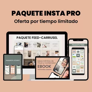 Imagen de portada para Ebook Pequete Insta Pro