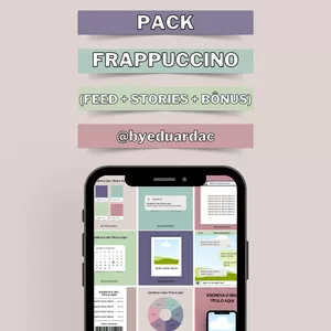 Imagem de capa para o Curso online Pack Frappuccino Canva