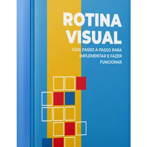 Imagem de capa para o Ebook ROTINA VISUAL - Guia passo a passo para você implementar e fazer funcionar