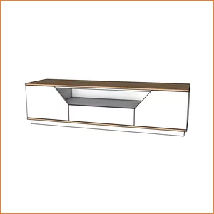 Imagen de portada para Ebook K167 - Plano de rack de TV con puertas y caja