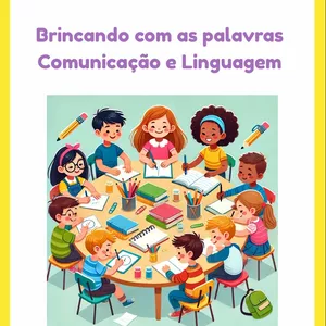 Imagem de capa para o Ebook Apostila Brincando com as palavras - Comunicação e Linguagem 