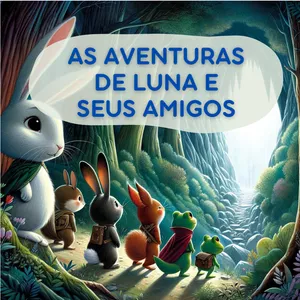 Imagem de capa para o Ebook eBook infantil: As aventuras de Luna e seus amigos 