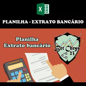 Imagem principal do produto Planilha - Extrato bancário