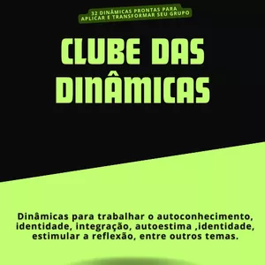 Imagem de capa para o Ebook Clube das Dinâmicas (Combo 32 dinâmicas)