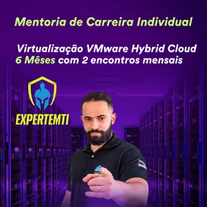 Imagem de capa para o Curso online Mentoria de Carreira Individual: Virtualização VMware Hybrid Cloud - 6 Mêses com 2 Encontros Mensais