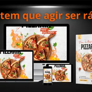 Imagem de capa para o Ebook Plano de Negócios para Pizzaria Delivery