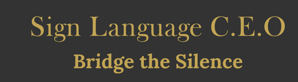 Sign Language C.E.O logo