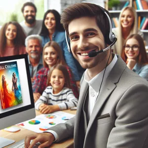 Imagem de capa para o Ebook ATENDIMENTO TELEFONICO AO CLIENTE 