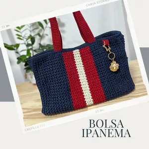 Imagem de capa para o Curso online Bolsa Ipanema - Curso de Crochê