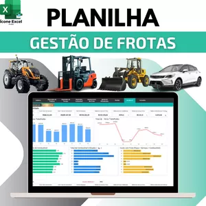 Imagem de capa para o Ebook Planilha Gestão de Frotas