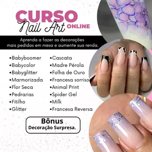 Imagem de capa para o Curso online Curso de Nail Art Milica 