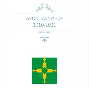 Imagem principal do produto Apostila com provas da SES-DF 2010-2021
