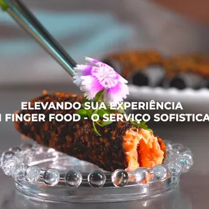 Imagem de capa para o Curso online Workshop FINGER FOOD - O serviço sofisticado